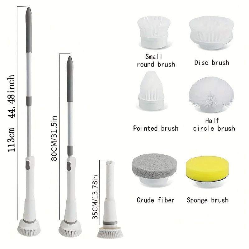 🔥 Multi-Surface Electric Cleaning Brush Pro | All-in-One⚡【Home & Pool Kit】Deep Clean Power Scrubber for Kitchen, Bathtub, Tile & Swimming Pool - Handheld 360° Reach 🔥 Multi-Surface Electric Cleaning Brush Pro | All-in-One⚡【Home & Pool Kit】Deep Clean Power Scrubber for Kitchen, Bathtub, Tile & Swimming Pool - Handheld 360° Reach